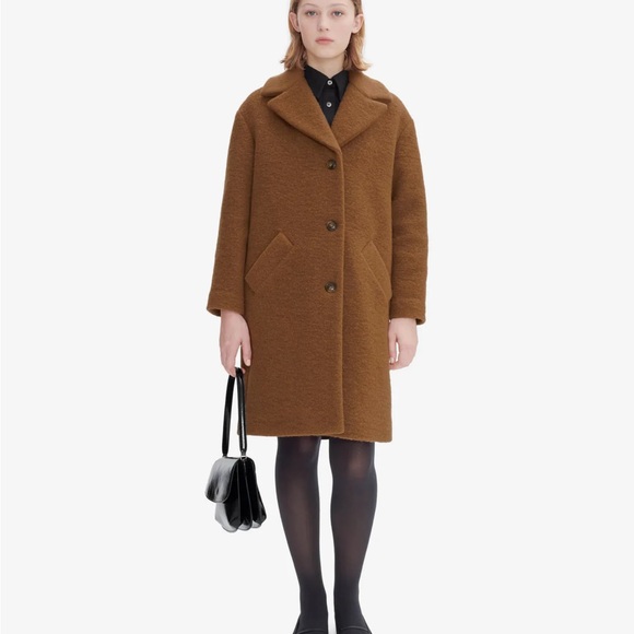 A.P.C. Women's Ninon Coat Camel - Picture 2 of 7